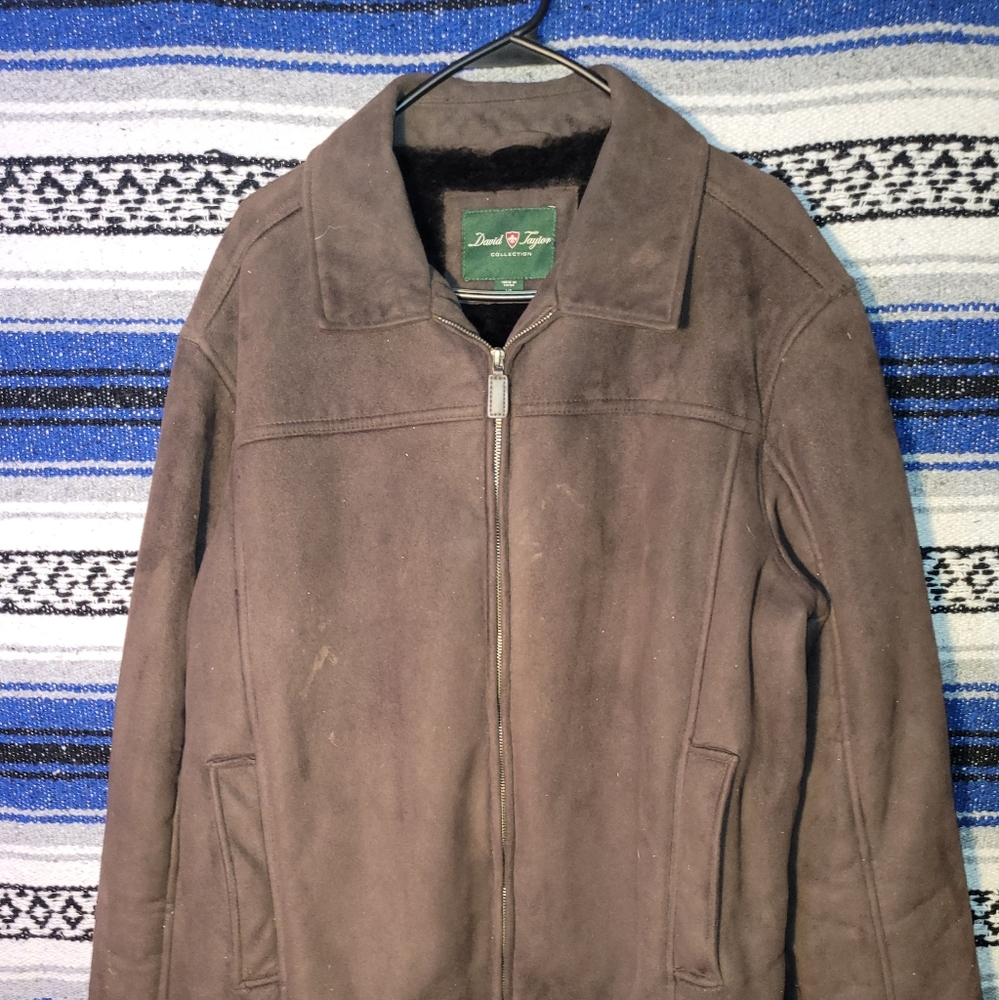 David Taylor Heavy Mens coat brown Large